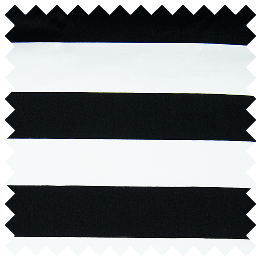 Black 3" Prison Stripe  
